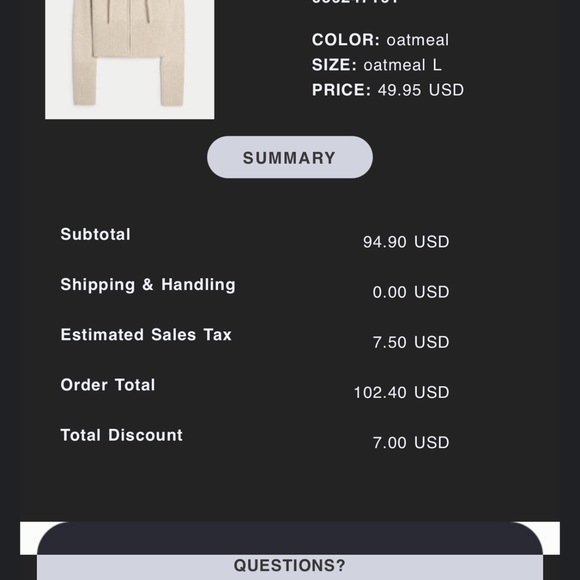 Gilly Hicks matching sweater knit set - Picture 10 of 10